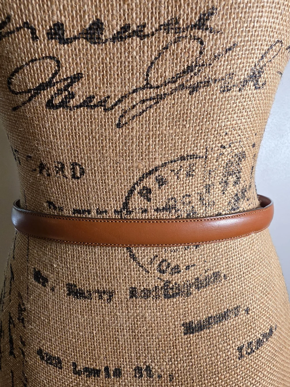 Ralph Lauren Brown Leather Women's Belt with Signature Buckle